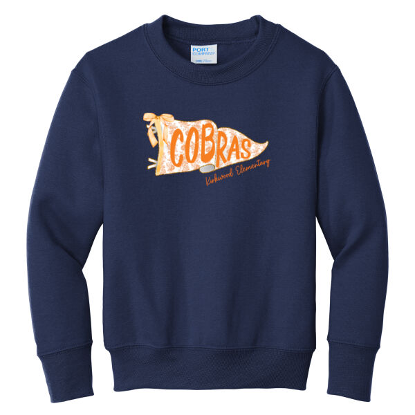 Kirkwood Elem.  - Youth Core Fleece Crewneck Sweatshirt Thumbnail