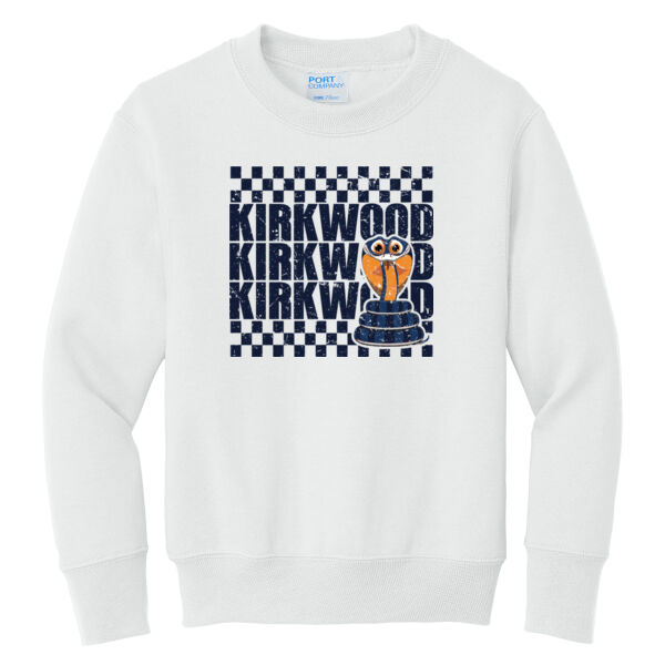 Kirkwood Elem.  - Youth Core Fleece Crewneck Sweatshirt Thumbnail